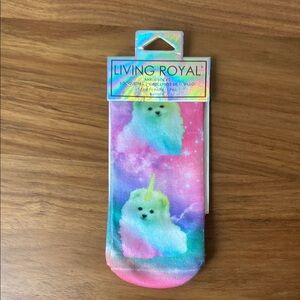 Living Royal Unicorn Dog Socks - Multicolor